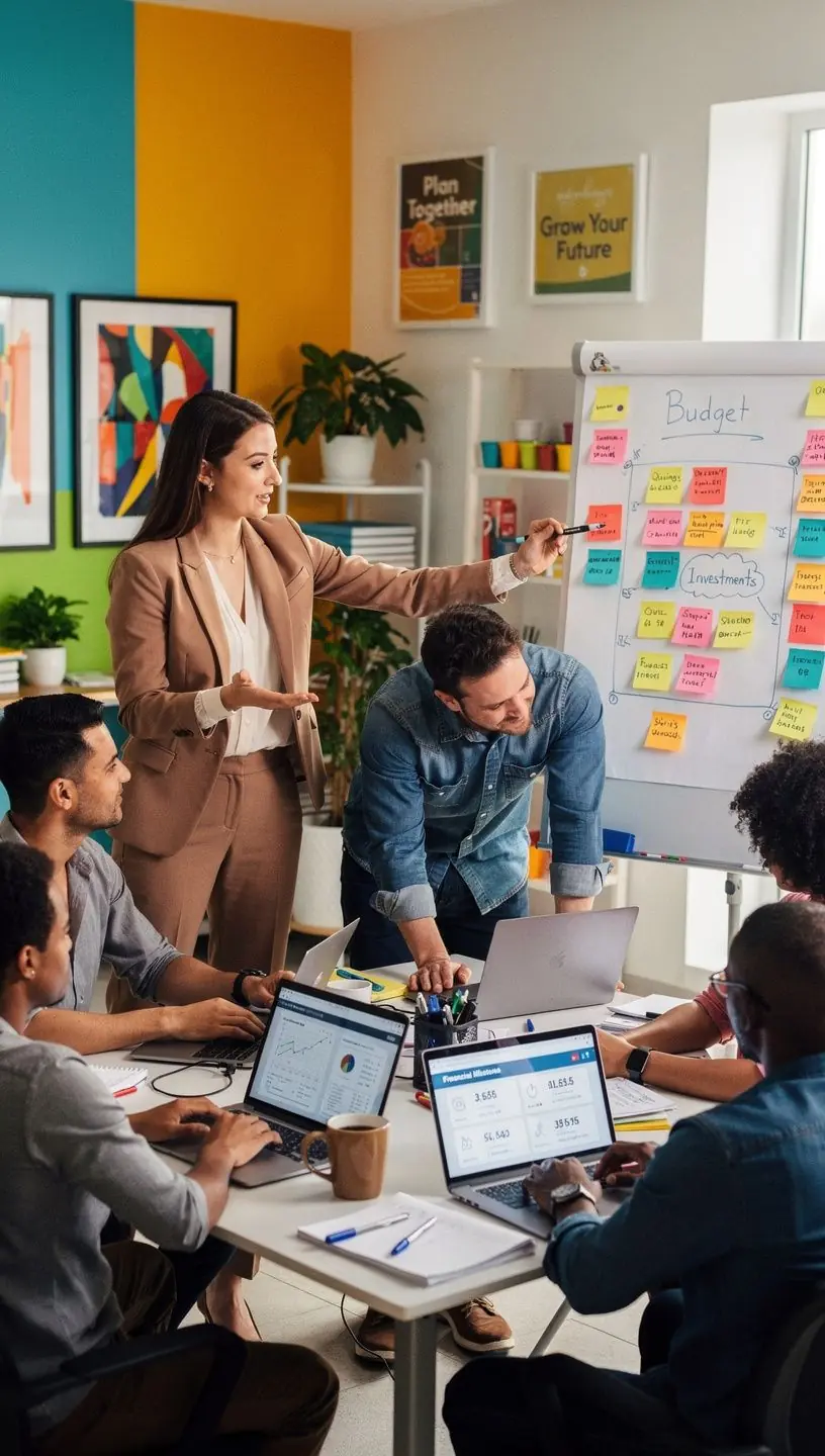 Családi költségvetés tervezésének fontosságát hangsúlyozó kép